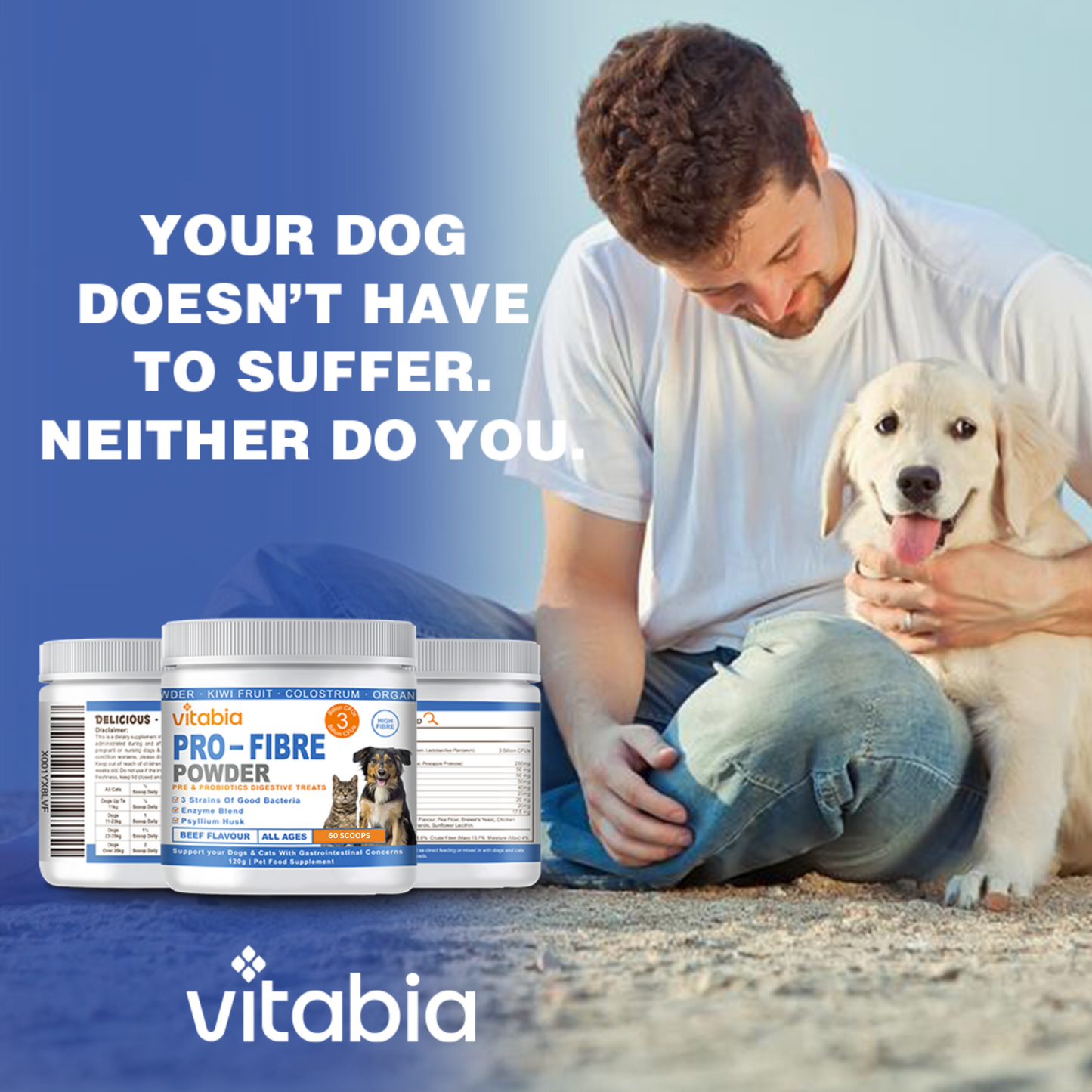 Pro Fibre Powder for Dogs & Cats