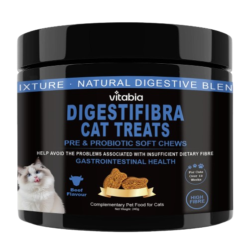 DigestiFibra Probiotics for Cats with Prebiotic Fibre – Daily Gut & Skin Care