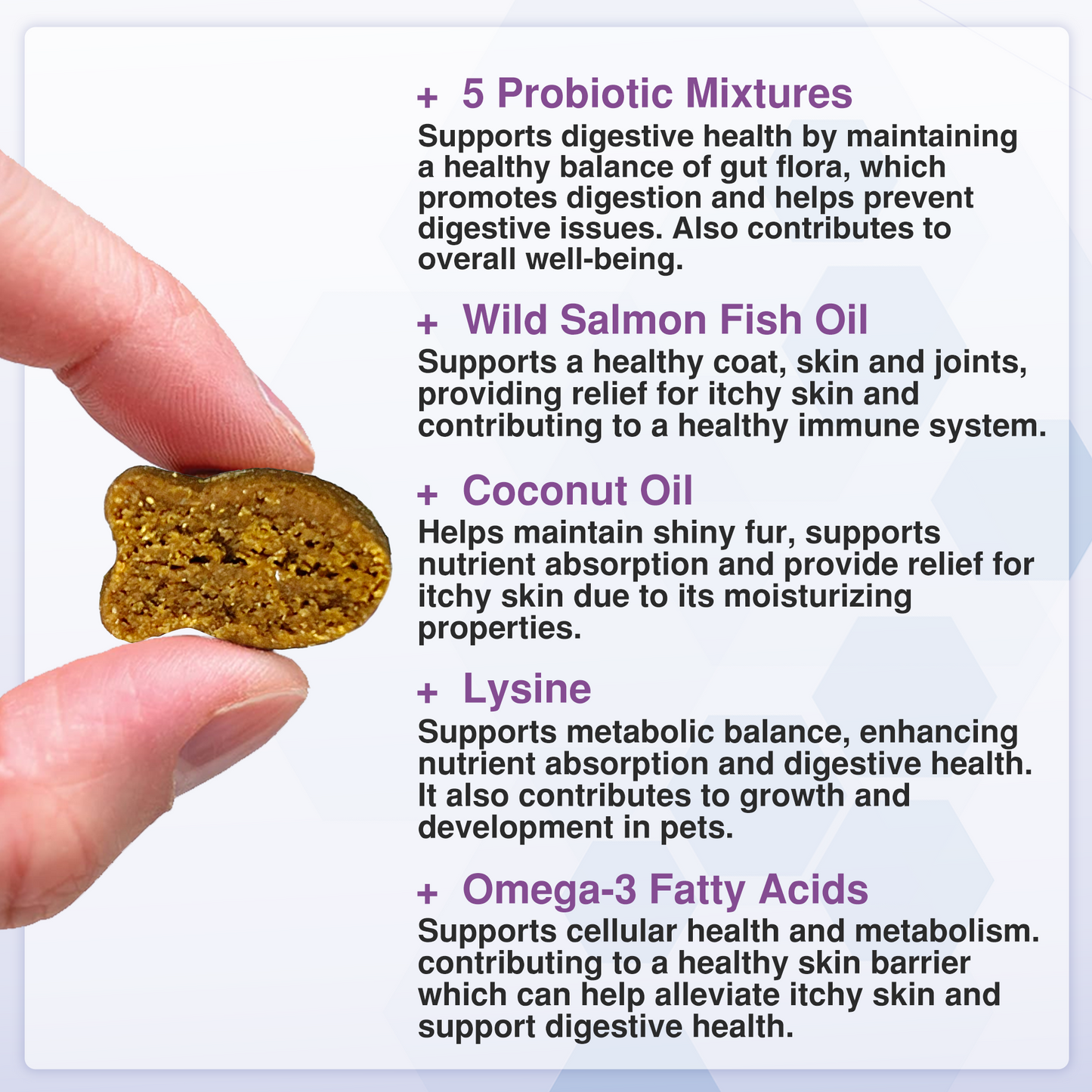 Probiotic Cat Treats – Digestive, Anal Gland & Skin Support