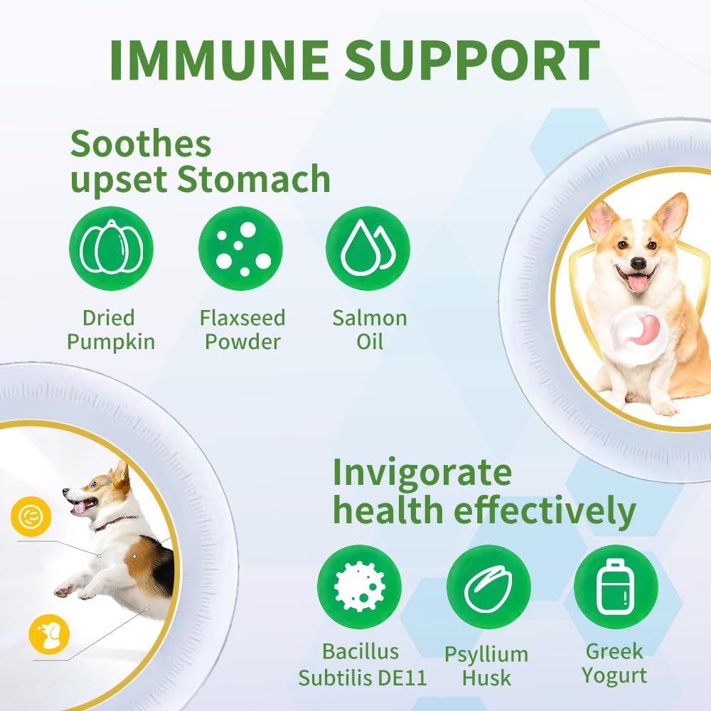 Probiotic Fibre Chews for Dogs – Daily Gut & Coat Support