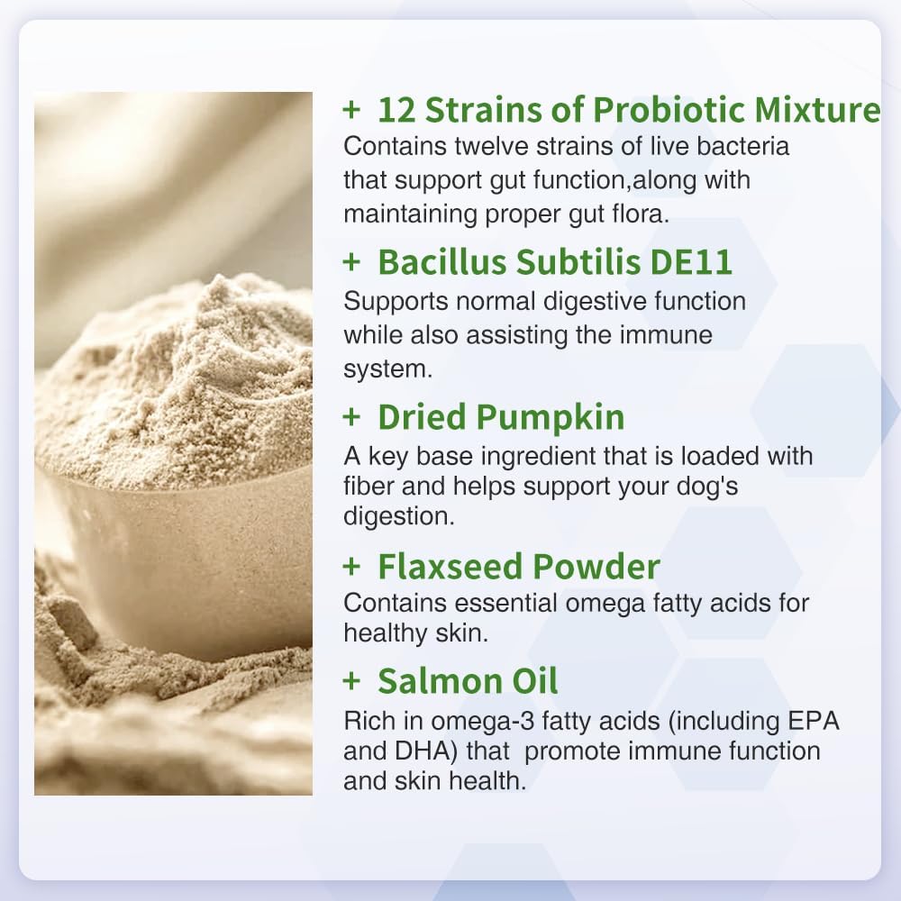 Probiotics Powder for Dogs & Cats – Daily Digestive Support