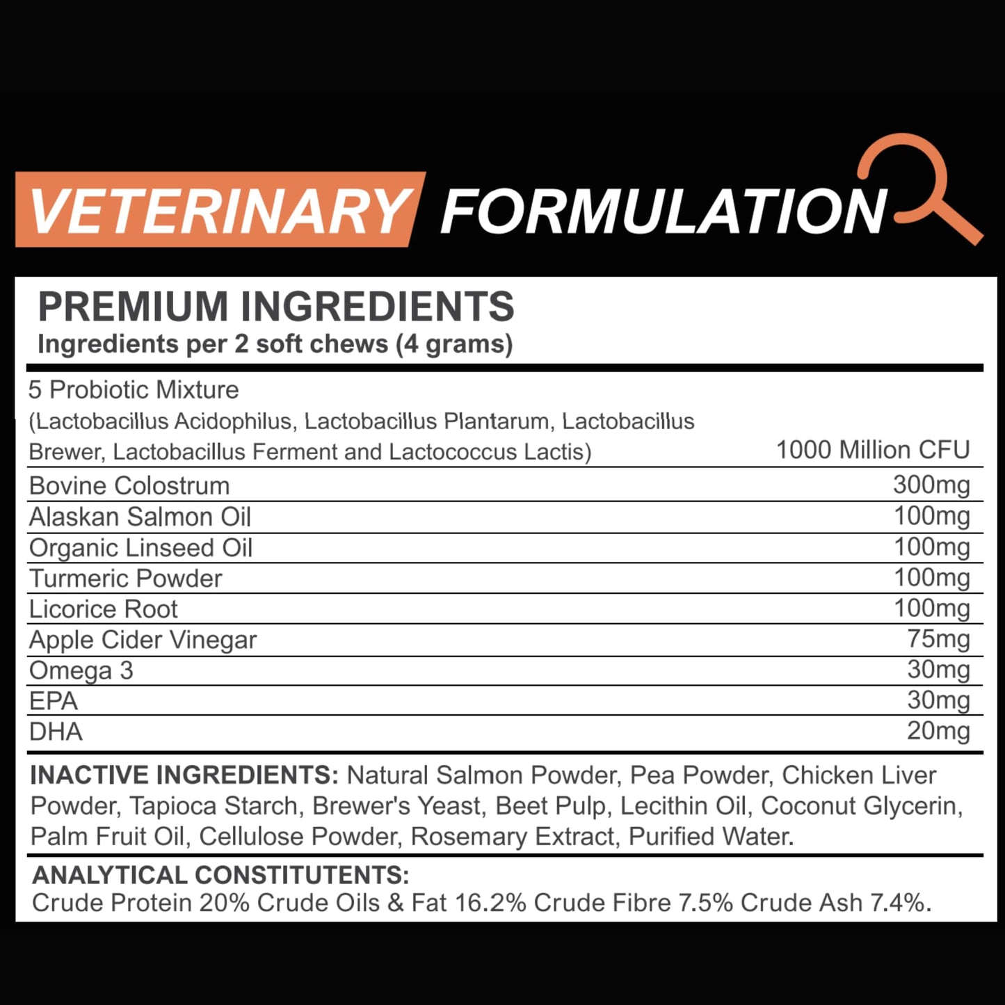 Dog Skin & Coat Chews – Daily Wellness