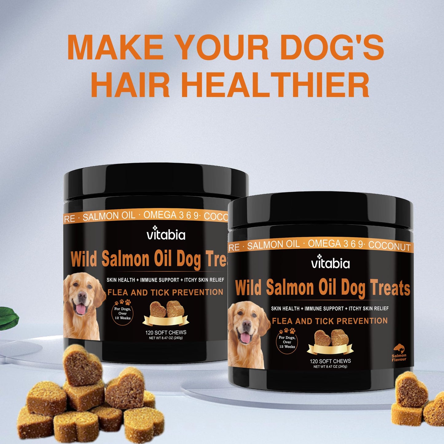 Wild Salmon Oil for Dogs Treats