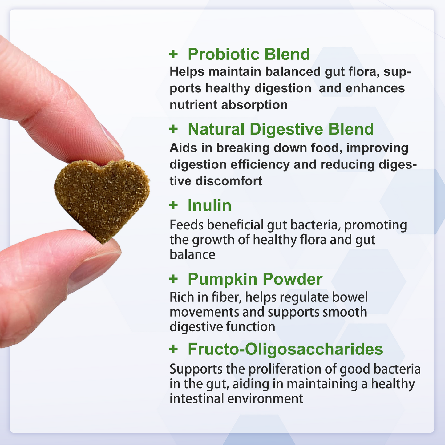 Probiotic Fibre Chews for Dogs – Daily Gut & Coat Support
