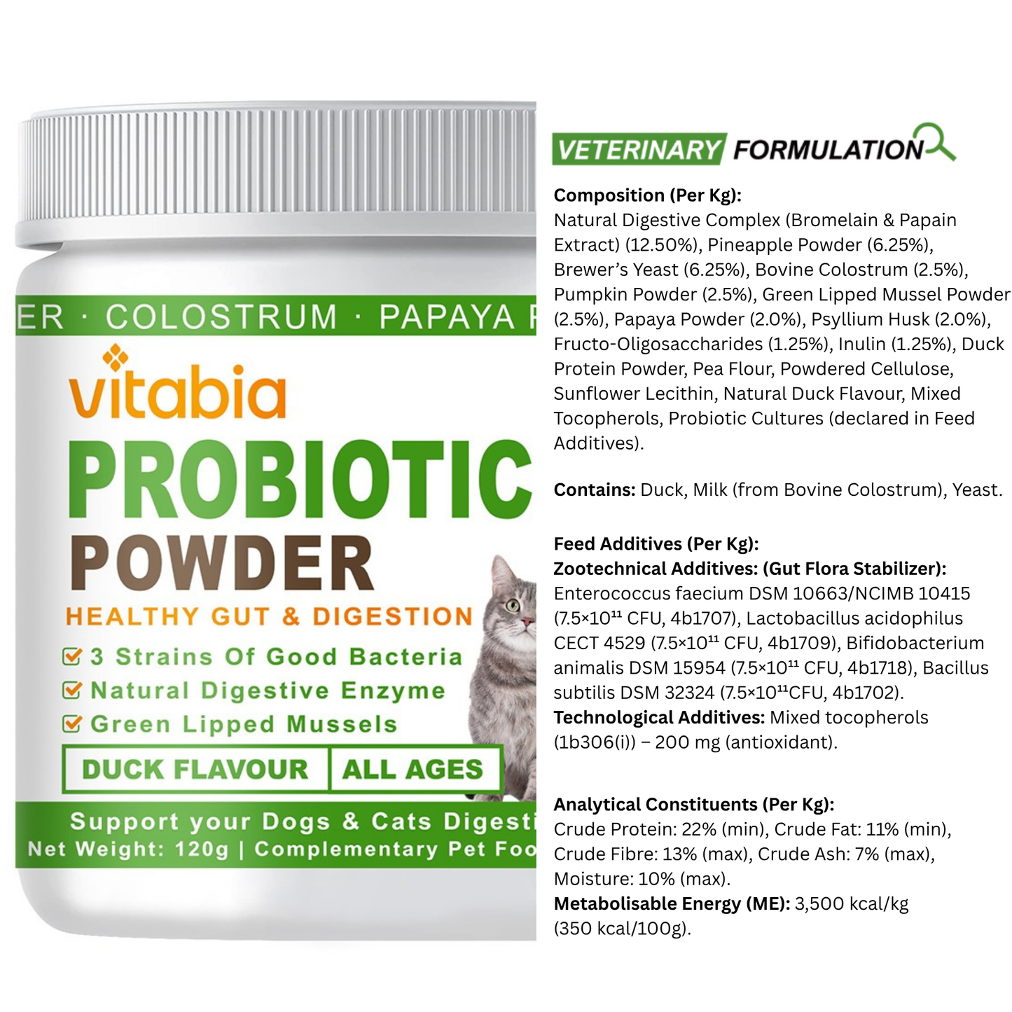 Probiotics Powder for Dogs & Cats – Daily Digestive Support