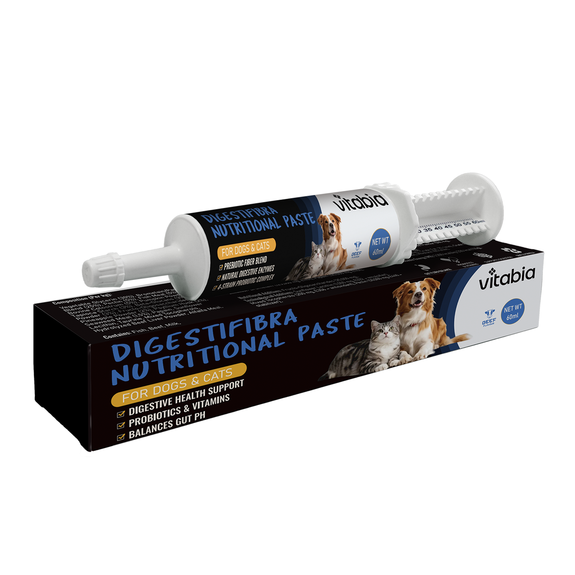 DigestiFibra Probiotic Paste for Dogs & Cats | Gut Health & Digestion Support