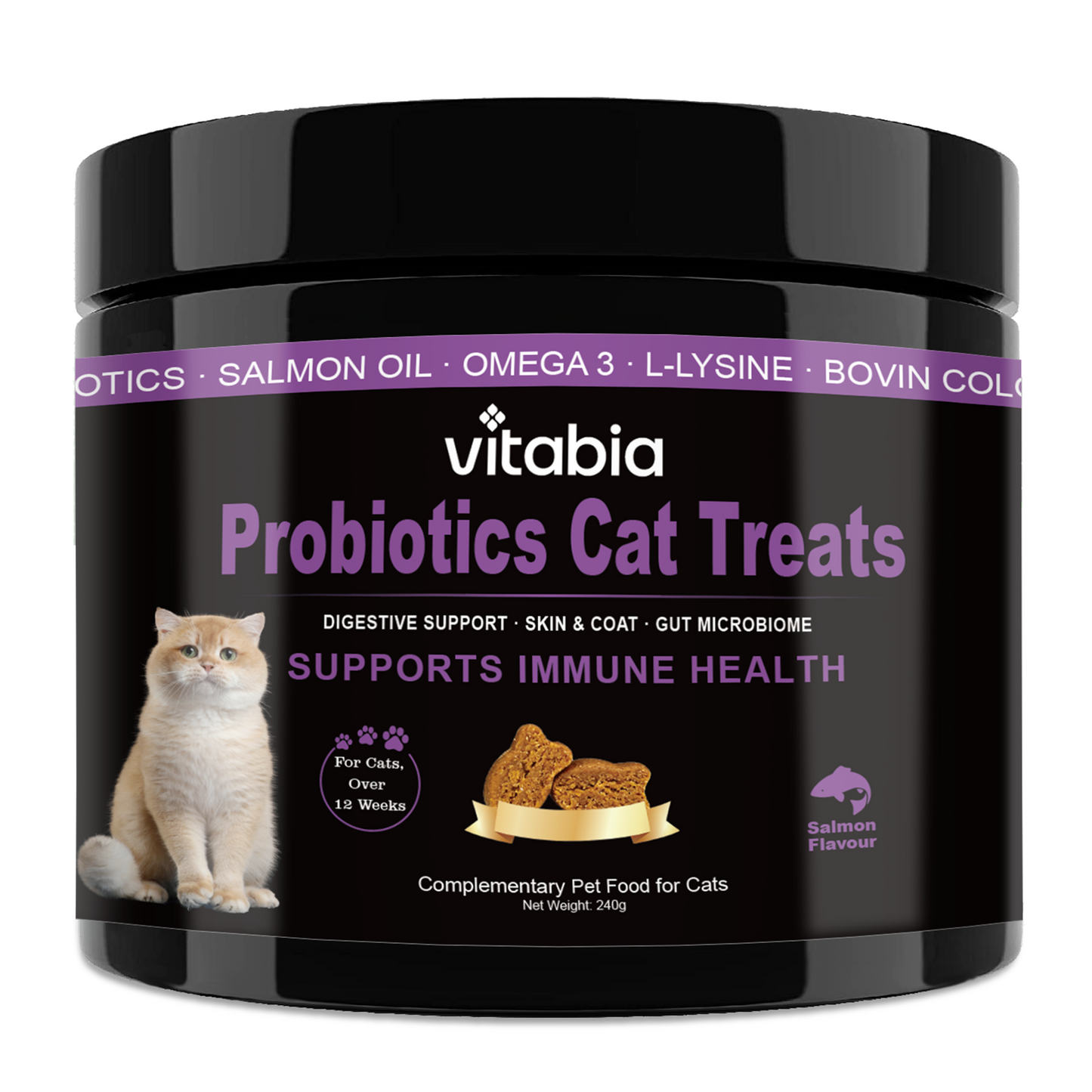Probiotic Treats for Cats – Daily Gut & Skin Care