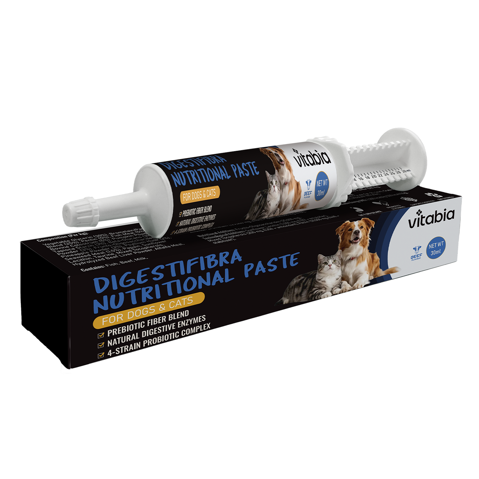 DigestiFibra Probiotic Paste for Dogs & Cats | Gut Health & Digestion Support