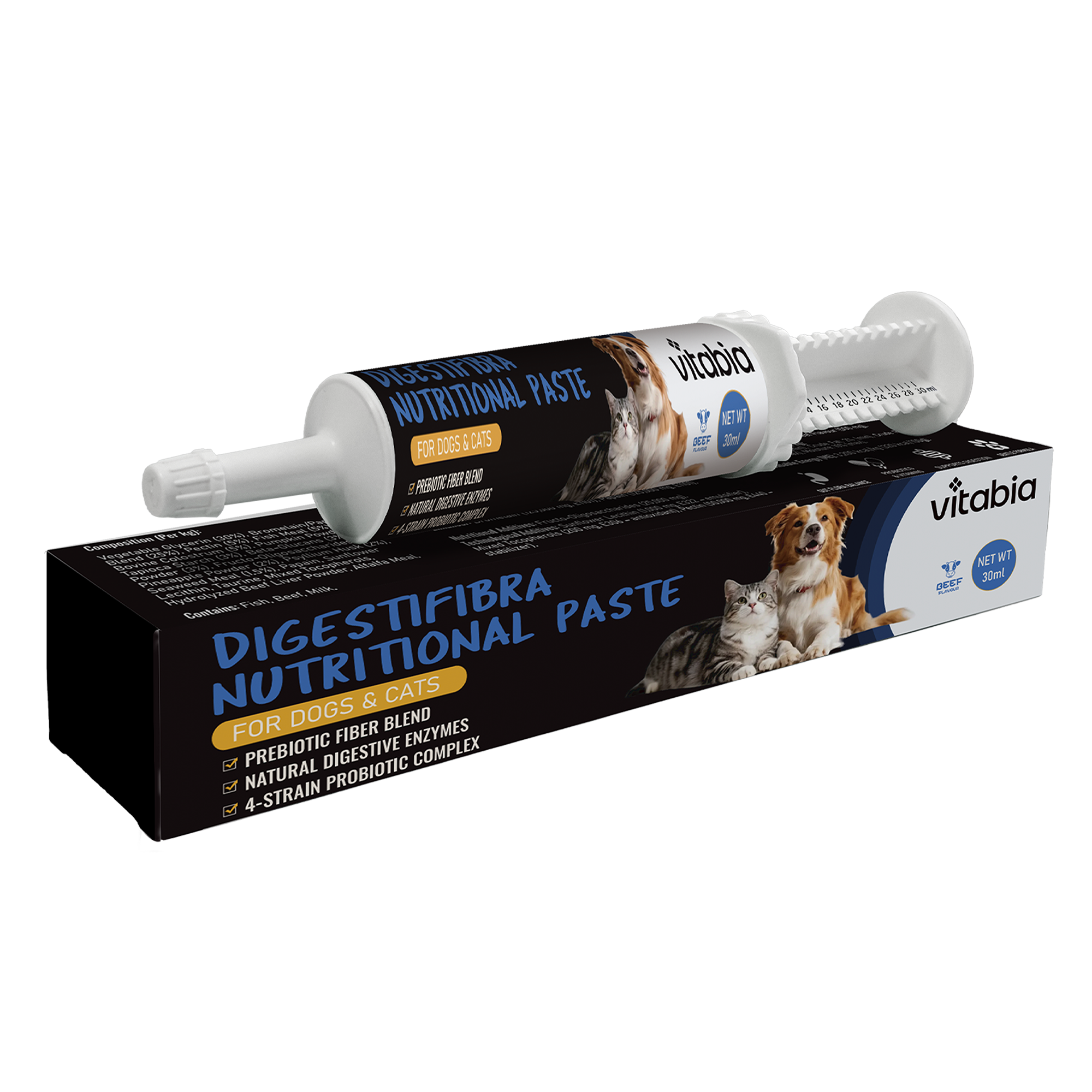 DigestiFibra Probiotic Paste for Dogs & Cats | Gut Health & Digestion Support