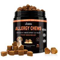 Dog Skin and Coat Support Chews – Omega 3 & Salmon Oil for Healthy Coat | Vitabia UK