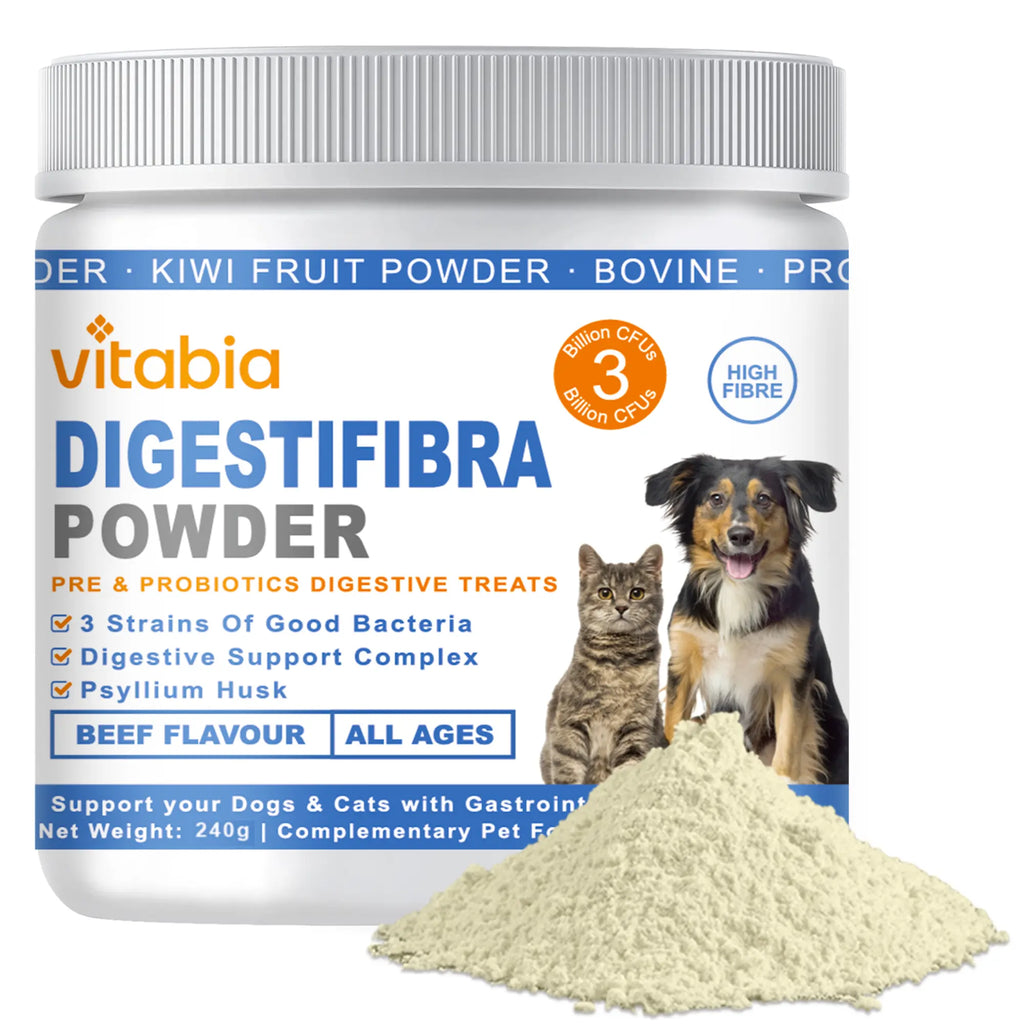 Fibre Powder for Dogs and Cats – Digestive & Anal Gland Support | Vitabia UK