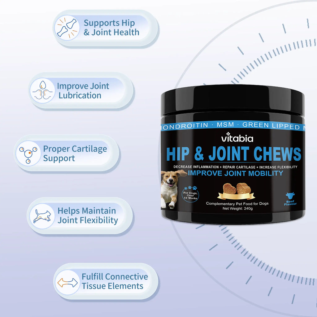 Hip and Joint Chews for Dogs – Mobility & Joint Support | Vitabia UK