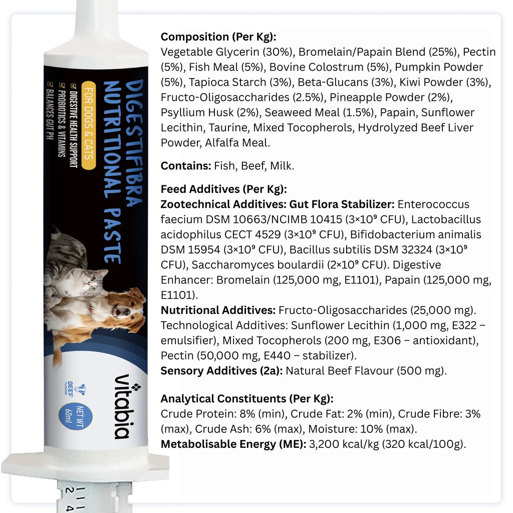 Probiotic Paste for Dogs and Cats – Digestive & Gut Support | Vitabia UK