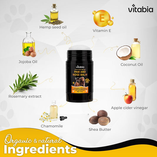 Paw & Nose Balm for Dogs & Cats – Itchy Skin & Dryness Relief