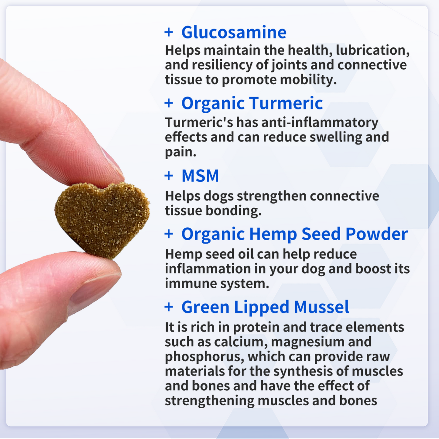 Joint Supplements for Dogs – Dog Joint Care with Glucosamine, Chondroitin, Green Lipped Mussel and Turmeric for Effective Dog Pain Relief