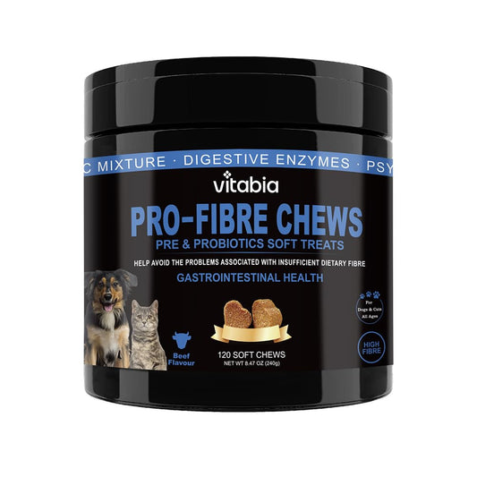 Pro Fibre Chews for Dogs & Cats – Natural Digestive Health Treats