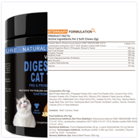 DigestiFibra Probiotics for Cats with Prebiotic Fibre – Daily Gut & Skin Care