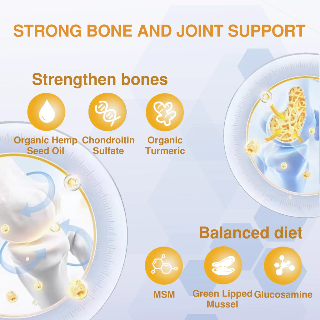 Senior Dog Joint Supplements – Glucosamine, Chondroitin, MSM & Omega 3 for Mobility & Joint Health | Vitabia UK