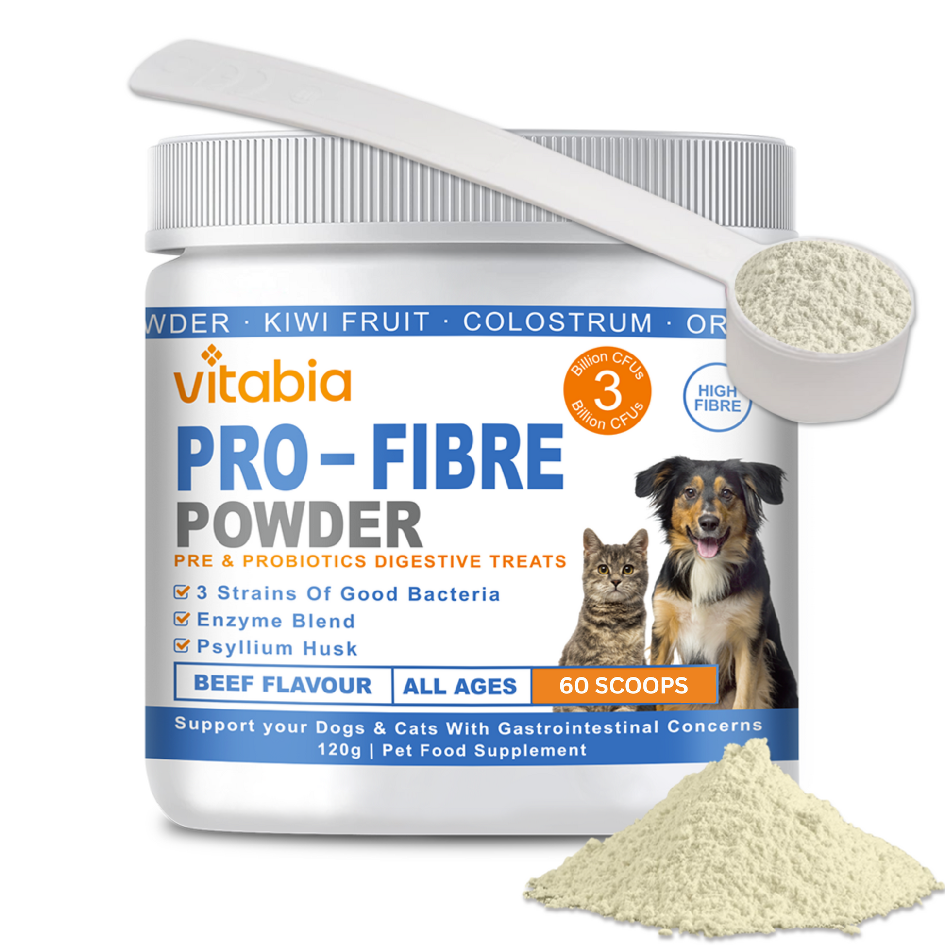 Pro Fibre Powder for Dogs & Cats