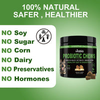 Probiotic Fibre Chews for Dogs – Gut & Anal Gland Support