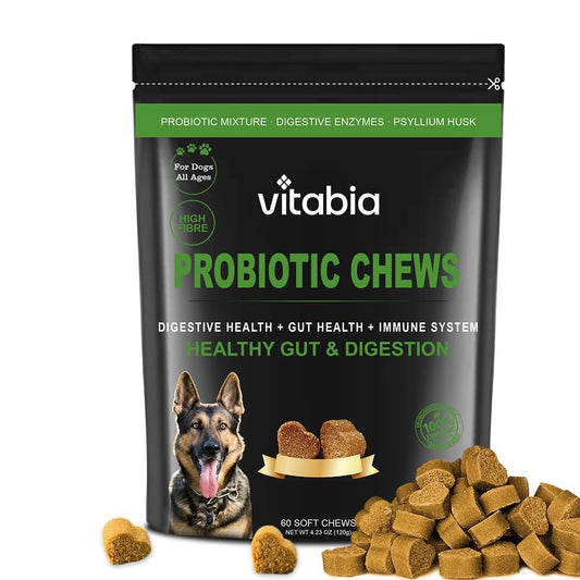 Probiotic Chews for Dogs – Gut & Anal Gland Support | 100% Natural