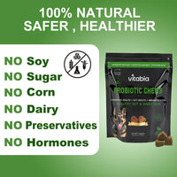 Probiotic Fibre Chews for Dogs – Gut & Anal Gland Support