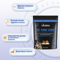 Pro Fibre Chews for Dogs & Cats – Natural Digestive Health Treats
