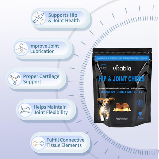 Hip & Joint Chews for Dogs – Joint Health & Mobility Support