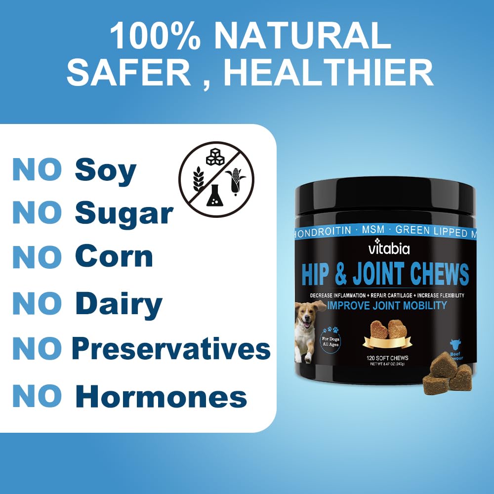 Hip & Joint Chews for Dogs – Joint Health & Mobility Support