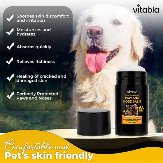 Paw & Nose Balm for Dogs & Cats – Itchy Skin & Dryness Relief