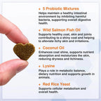 Salmon Oil for Dogs – Wild Omega 3 Skin & Coat Chews | Vitabia UK