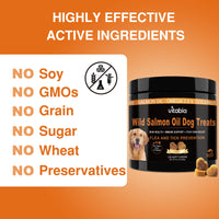 Wild Salmon Oil Dog Chews – Skin, Coat & Digestive Support