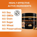 Salmon Oil for Dogs – Wild Omega 3 Skin & Coat Chews | Vitabia UK