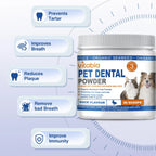 Plaque Off Powder for Dogs & Cats – Dental Care Support with Seaweed, Kelp & Probiotics | Vitabia UK