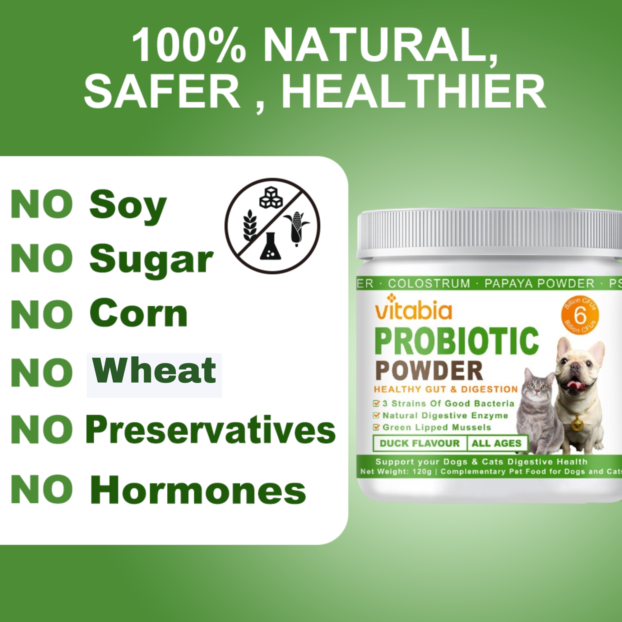 Probiotics Powder for Dogs & Cats – Daily Digestive Support