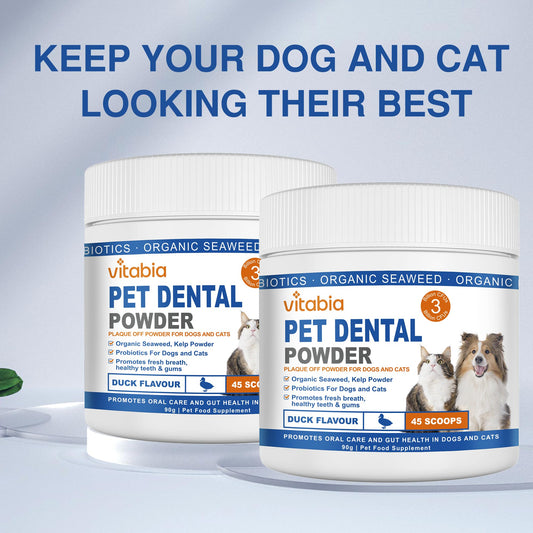 Plaque Off Powder For Dogs & Cats - Ideal for Oral Health