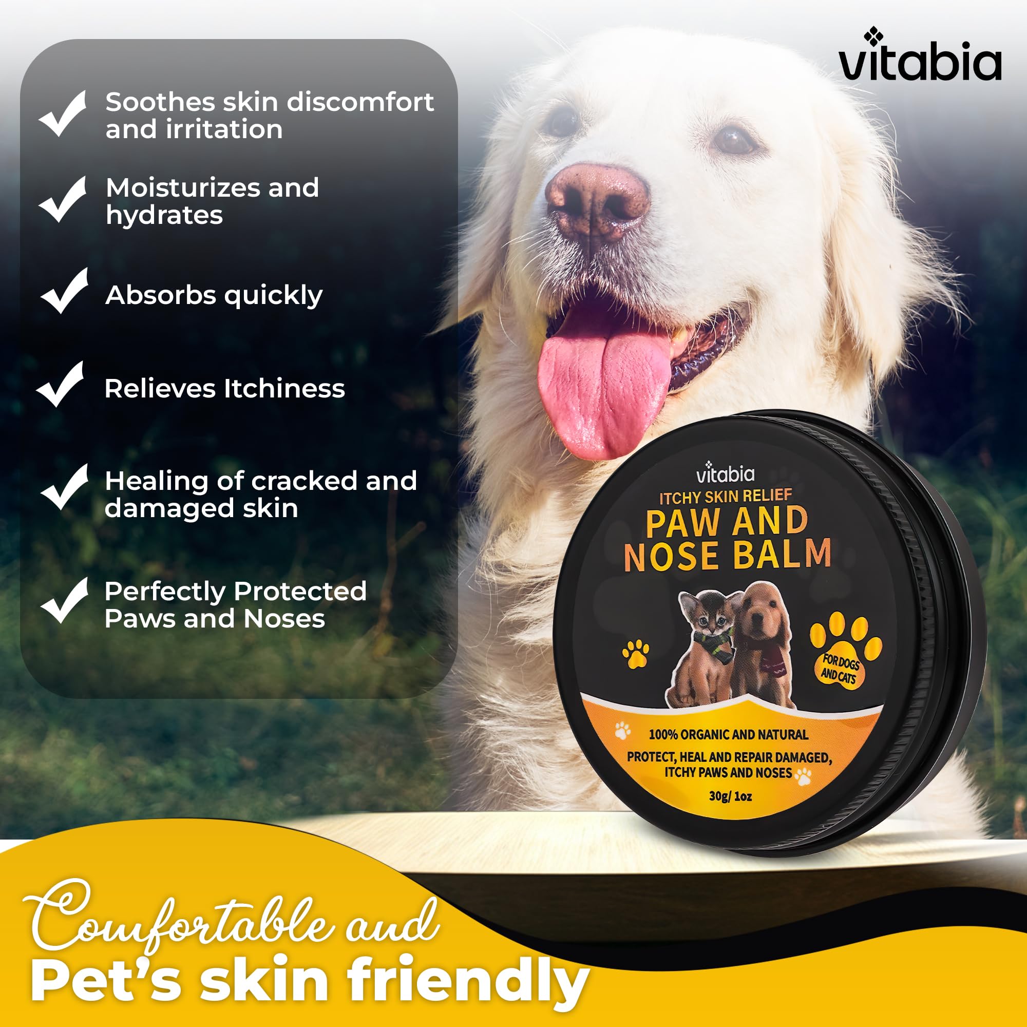 Cat & Dog Paw and Nose Balm