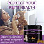 Probiotics for Cats with Lysine & Omega 3 – Skin, Coat, Digestive & Immune Support Soft Chews | Vitabia UK