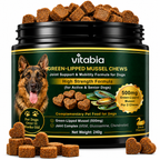 Green Lipped Mussel Dog Chews | Dog Joint Supplement MSM Glucosamine Chondroitin