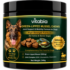 Green Lipped Mussel Dog Chews | Dog Joint Supplement MSM Glucosamine Chondroitin