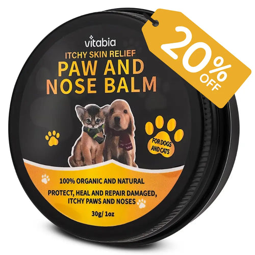 Dog and Cat Paw Balm – Natural Paw & Nose Care with Shea Butter | Vitabia UK