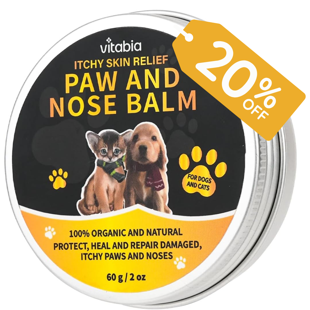 Natural Paw & Nose Balm for Dogs & Cats – Soothes, Heals & Protects