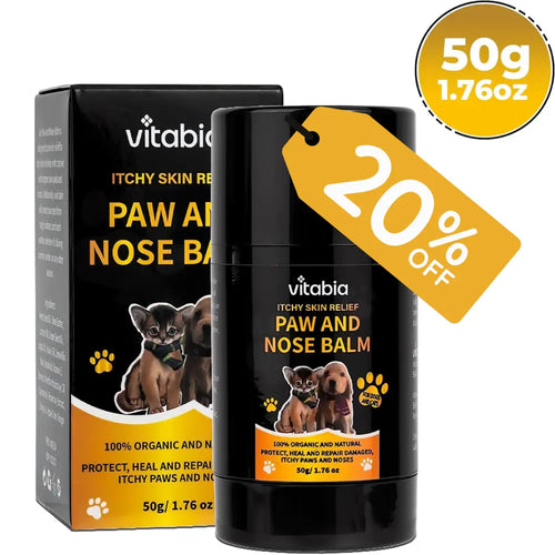 Dog & Cat Paw Balm Stick – Natural Paw, Nose & Skin Care with Shea Butter, Coconut Oil & Vitamin E | Vitabia UK