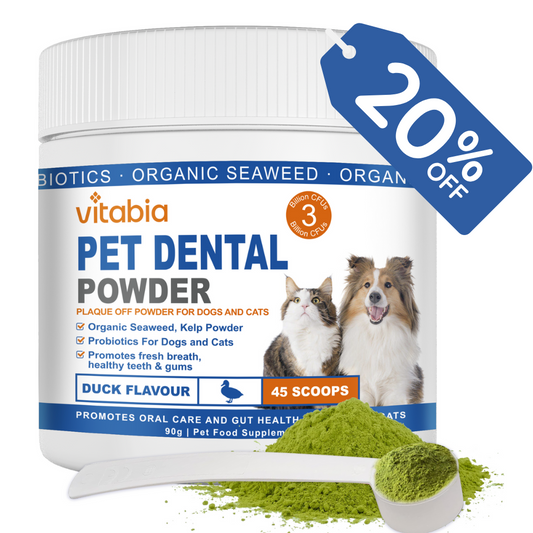 Plaque Off Powder For Dogs & Cats - Ideal for Oral Health