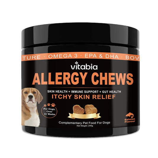 Dog Allergy Support Chews for Skin and Coat Wellness