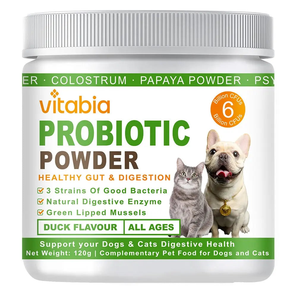 Probiotic Powder for Dogs and Cats – Digestive & Gut Health Support | Vitabia UK