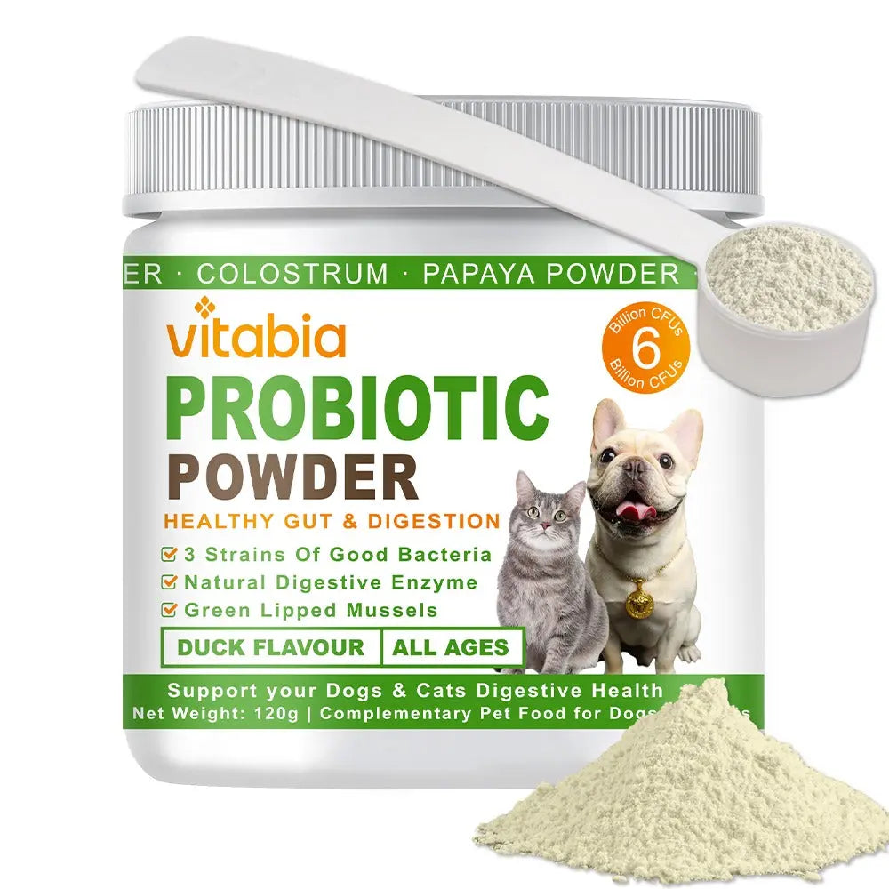 Probiotic Powder for Dogs and Cats – Digestive & Gut Health Support | Vitabia UK